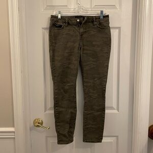 Lucky You Camo Jeans; worn few times; size 4